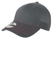 New Era® - Stretch Mesh Contrast Stitch Cap - Graphite/ Red - S/M