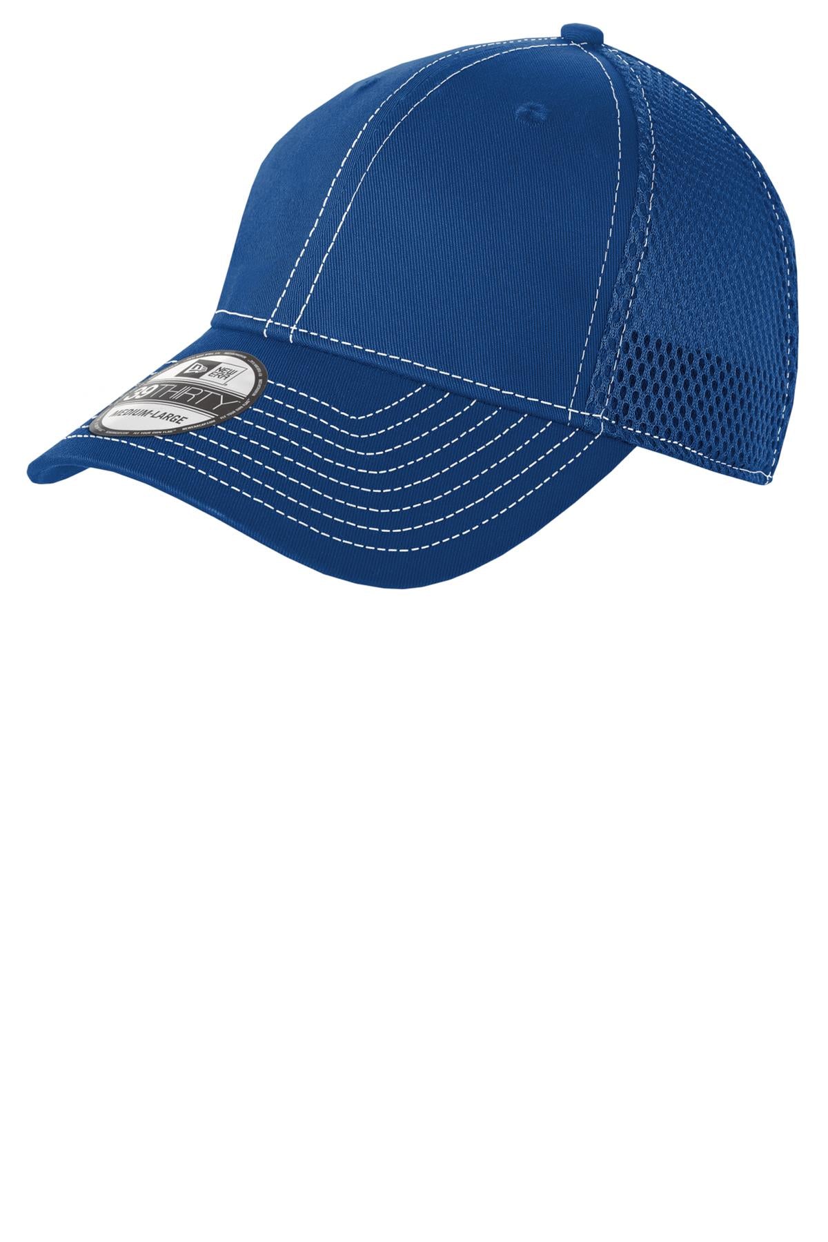 New Era® - Stretch Mesh Contrast Stitch Cap - Royal/ White - S/M