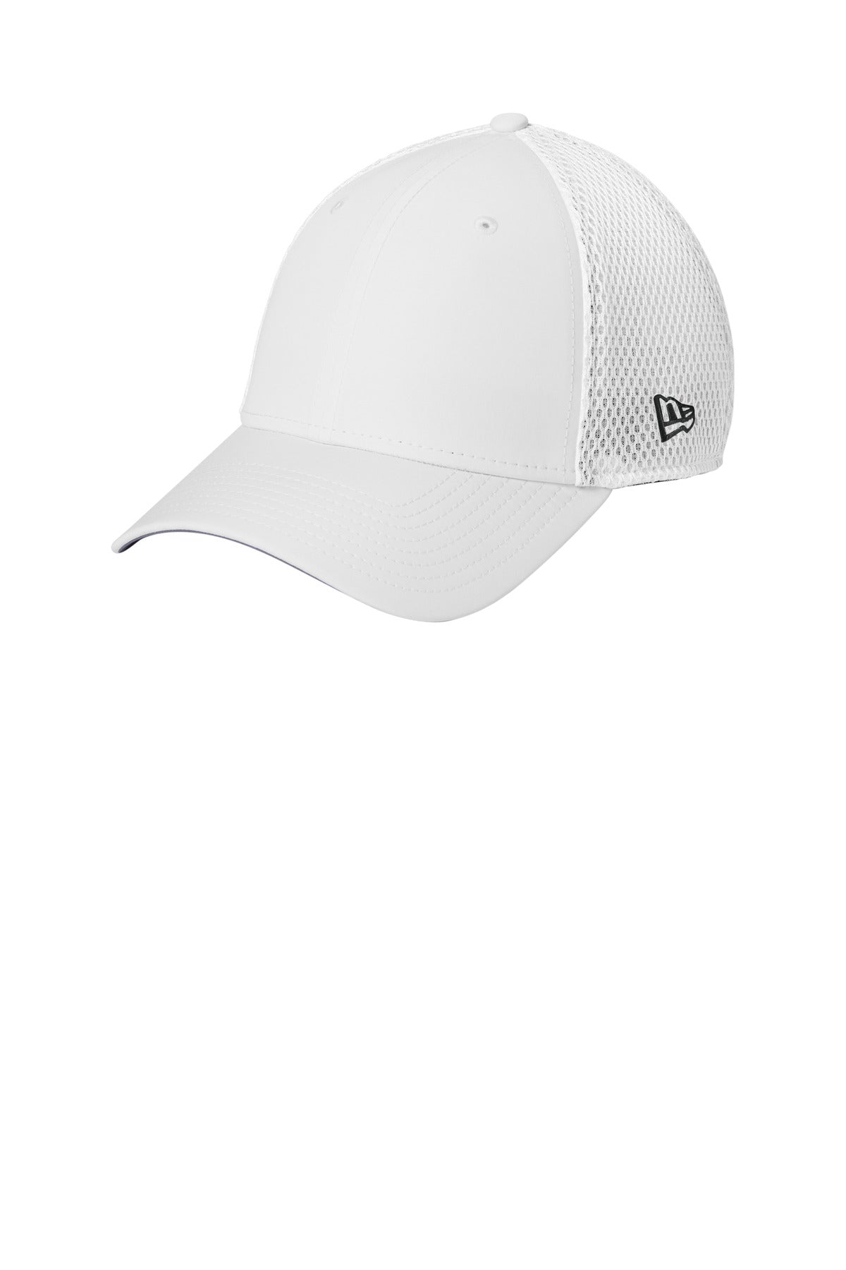 New Era® 39THIRTY® Performance Stretch Mesh Cap - White - S/M