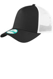 New Era® Snapback Trucker Cap - Black/ White - OSFA