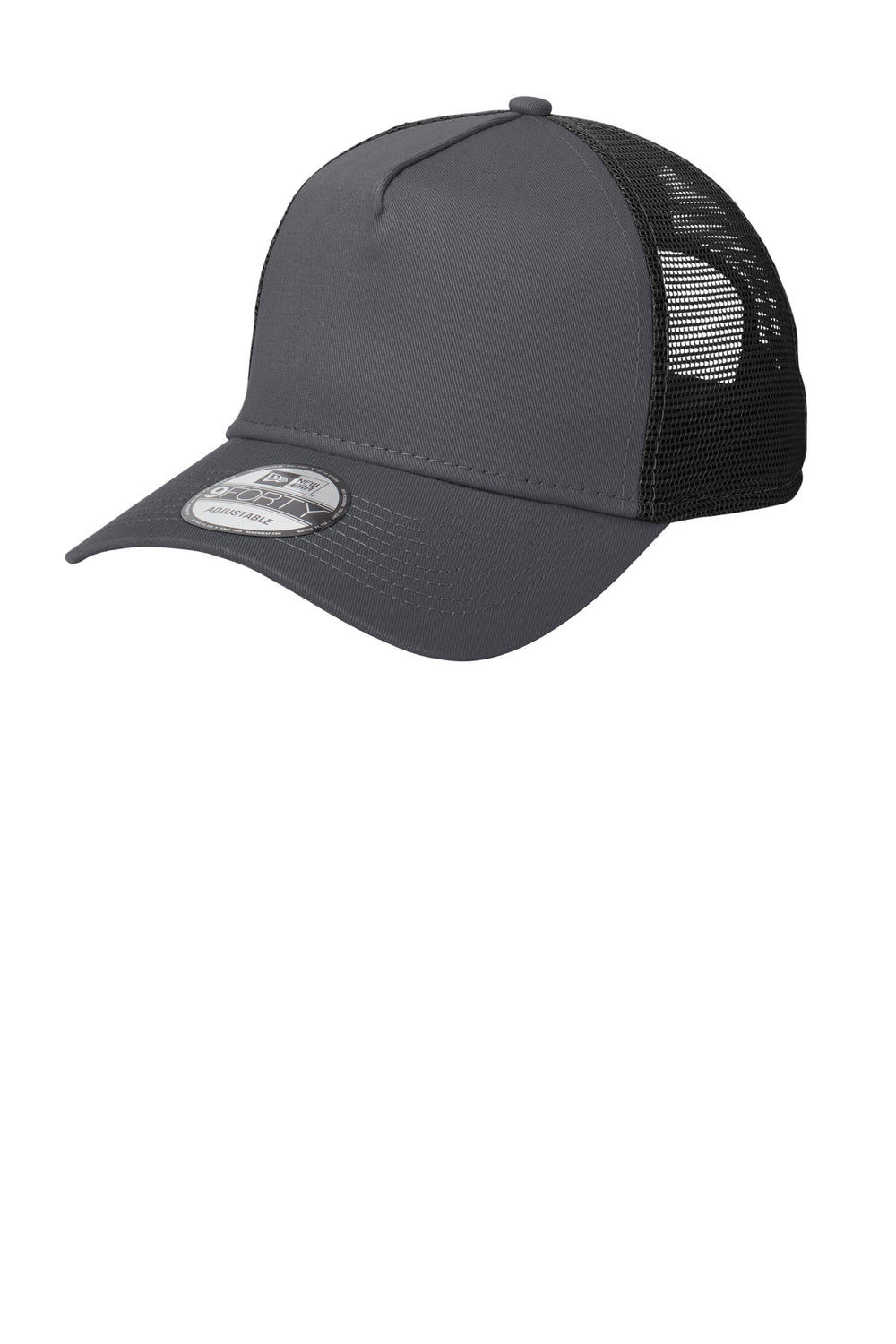 New Era® Snapback Trucker Cap - Graphite/ Black - OSFA