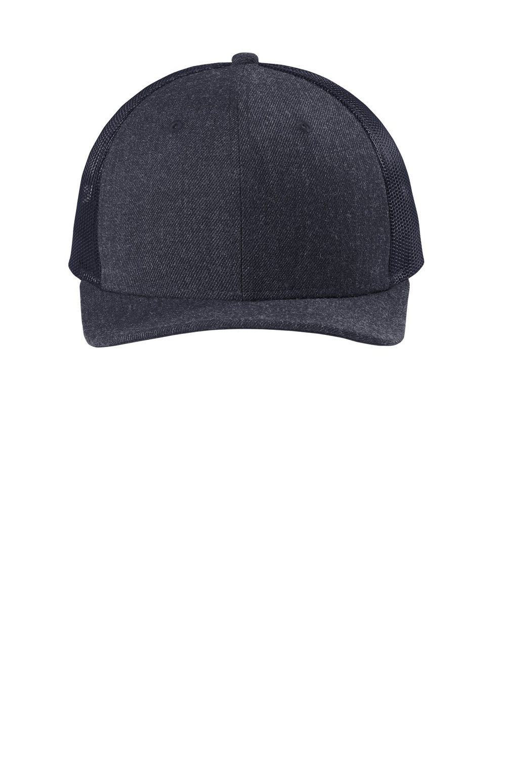 New Era ® Snapback Low Profile Trucker Cap - Heather Navy/ Navy - OSFA
