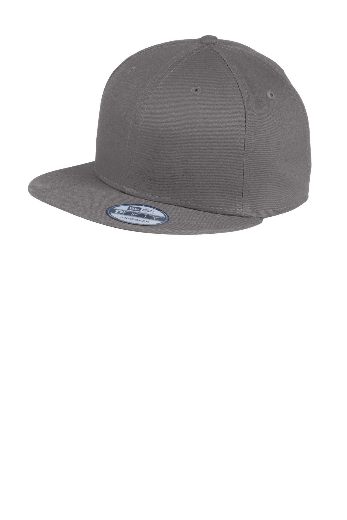 New Era® - Flat Bill Snapback Cap - Charcoal - OSFA