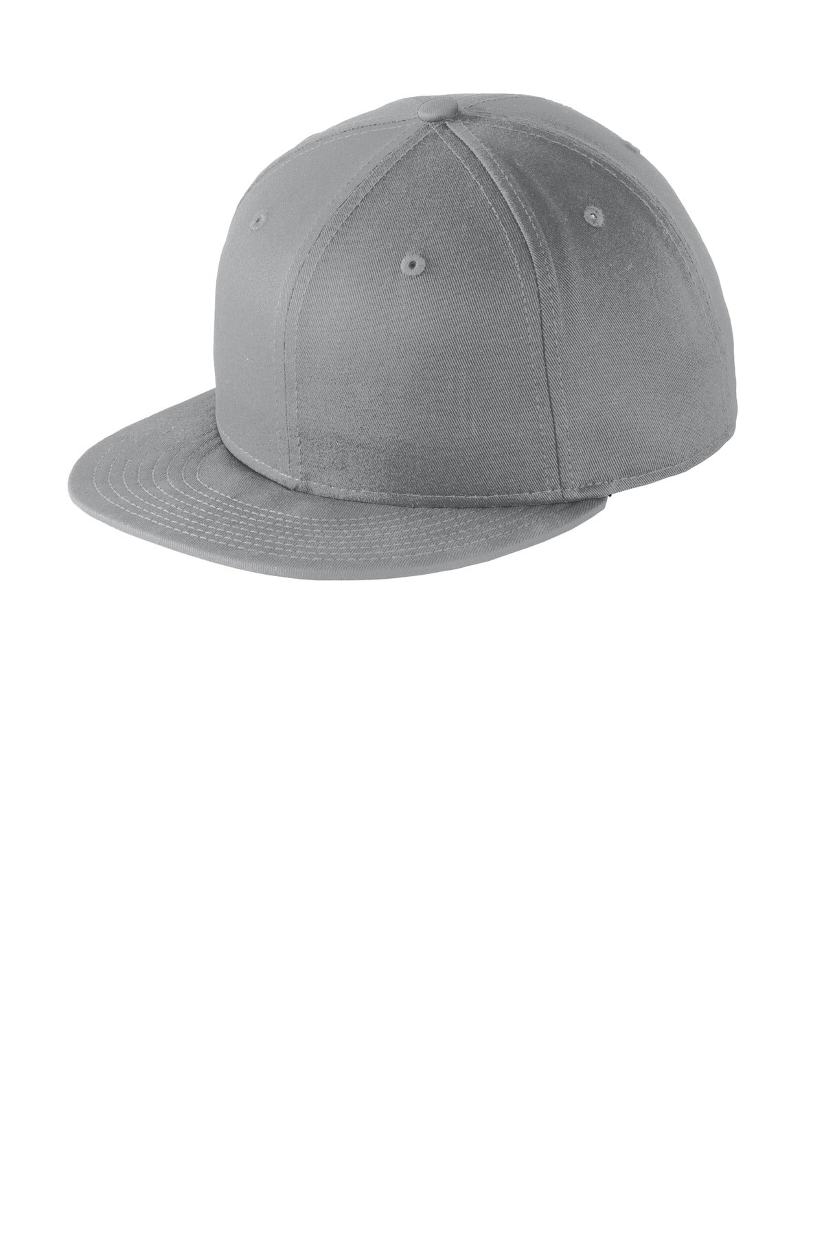 New Era® - Flat Bill Snapback Cap - Grey - OSFA