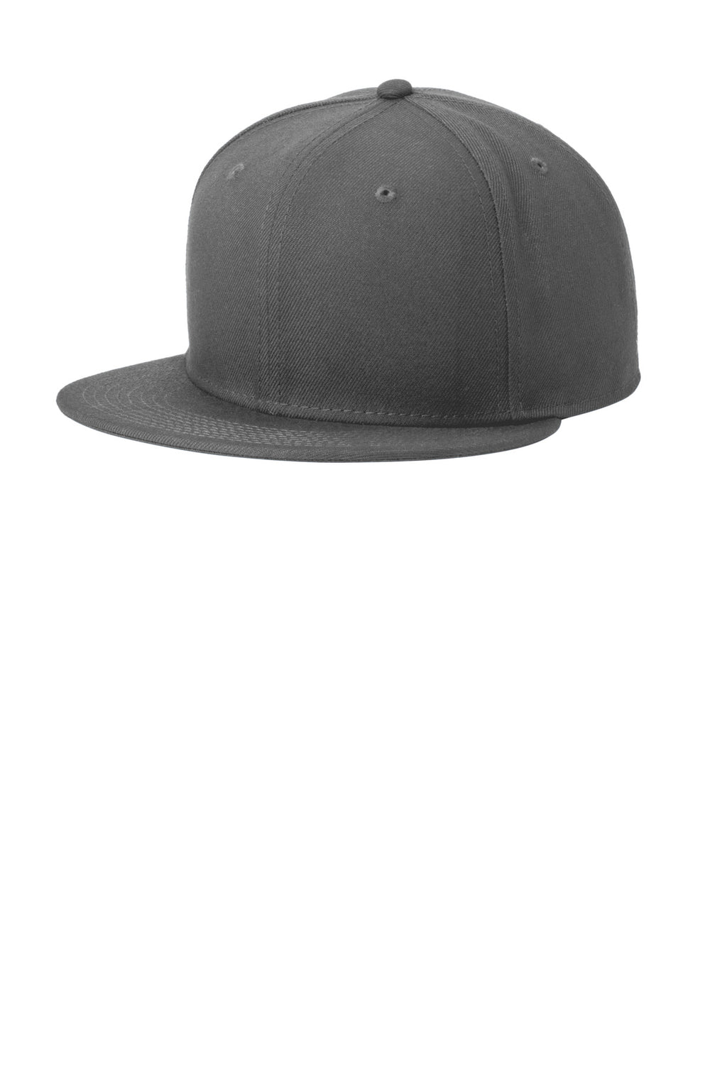 New Era® Standard Fit Flat Bill Snapback Cap - Graphite - OSFA