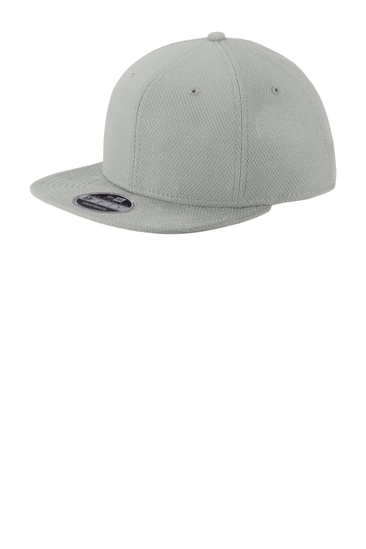 New Era ® Original Fit Diamond Era Flat Bill Snapback Cap - Grey - OSFA