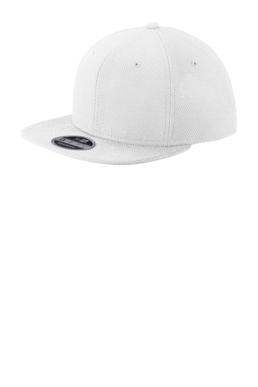 New Era ® Original Fit Diamond Era Flat Bill Snapback Cap - White - OSFA