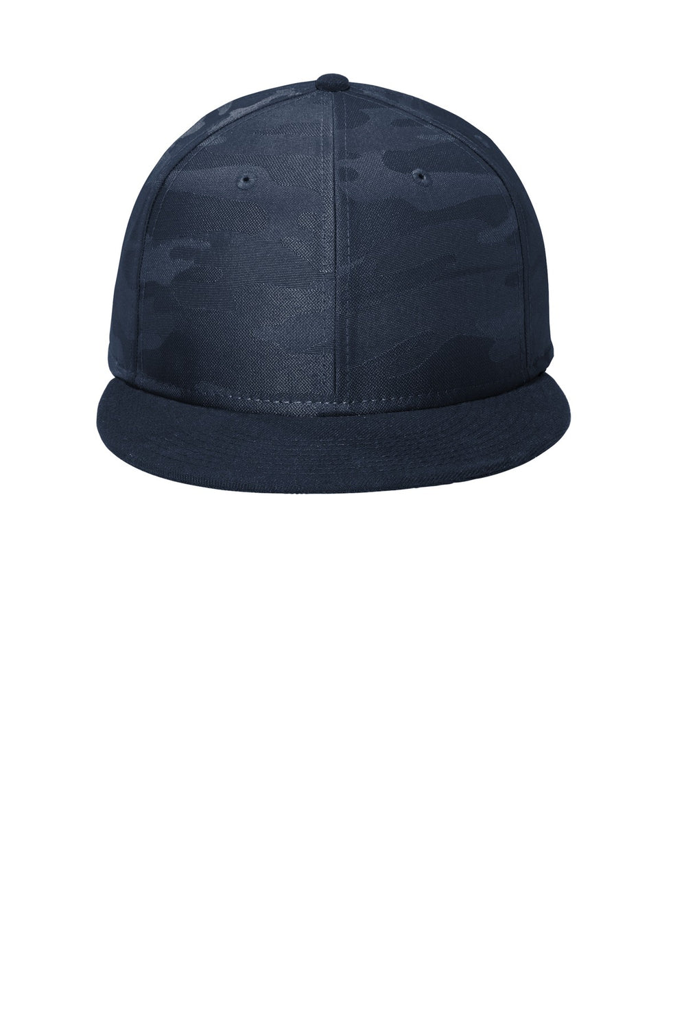 New Era ® Camo Flat Bill Snapback Cap - Deep Navy/ Deep Navy Camo - OSFA