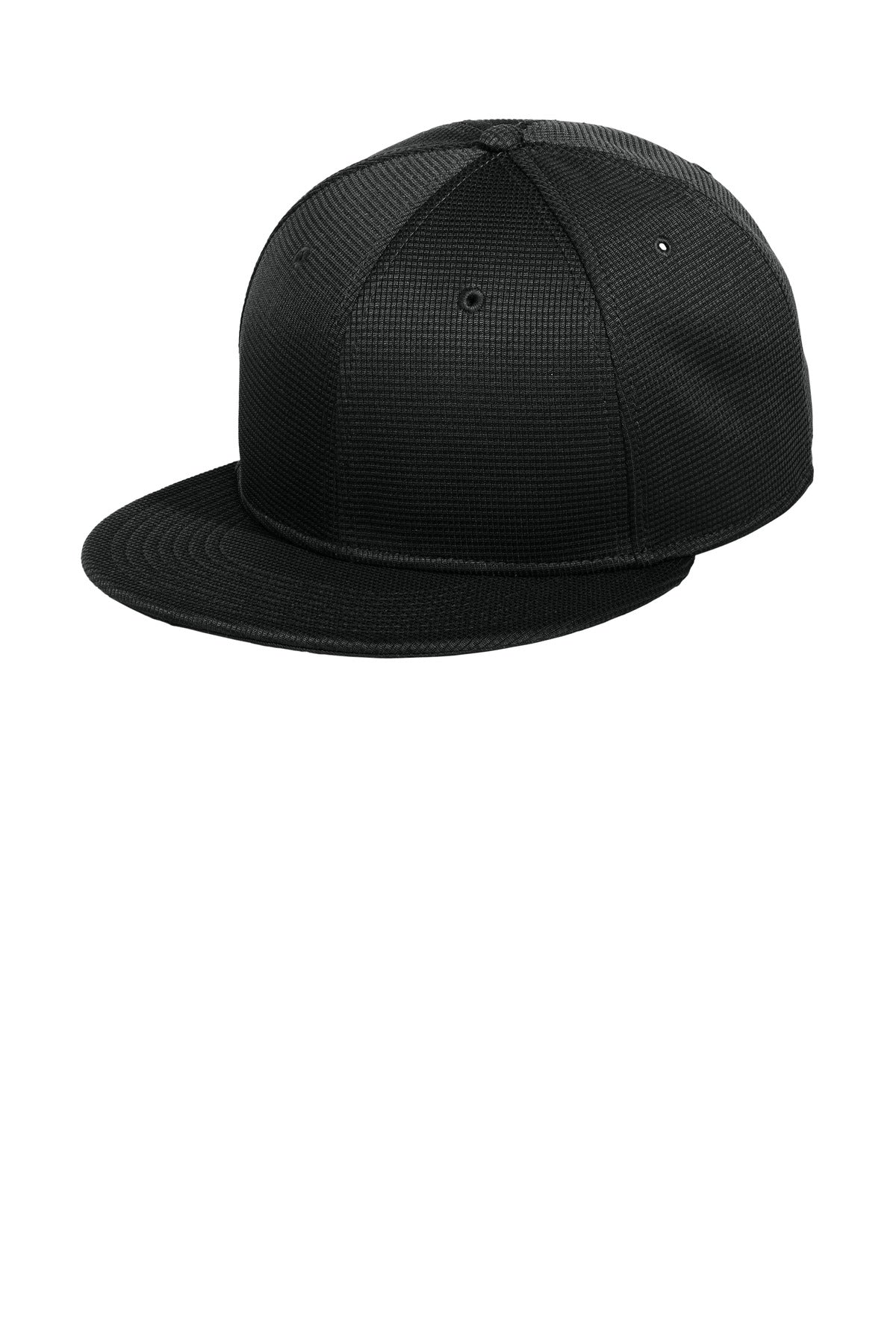New Era® Pivot Flat Bill Snapback Cap - Black - OSFA