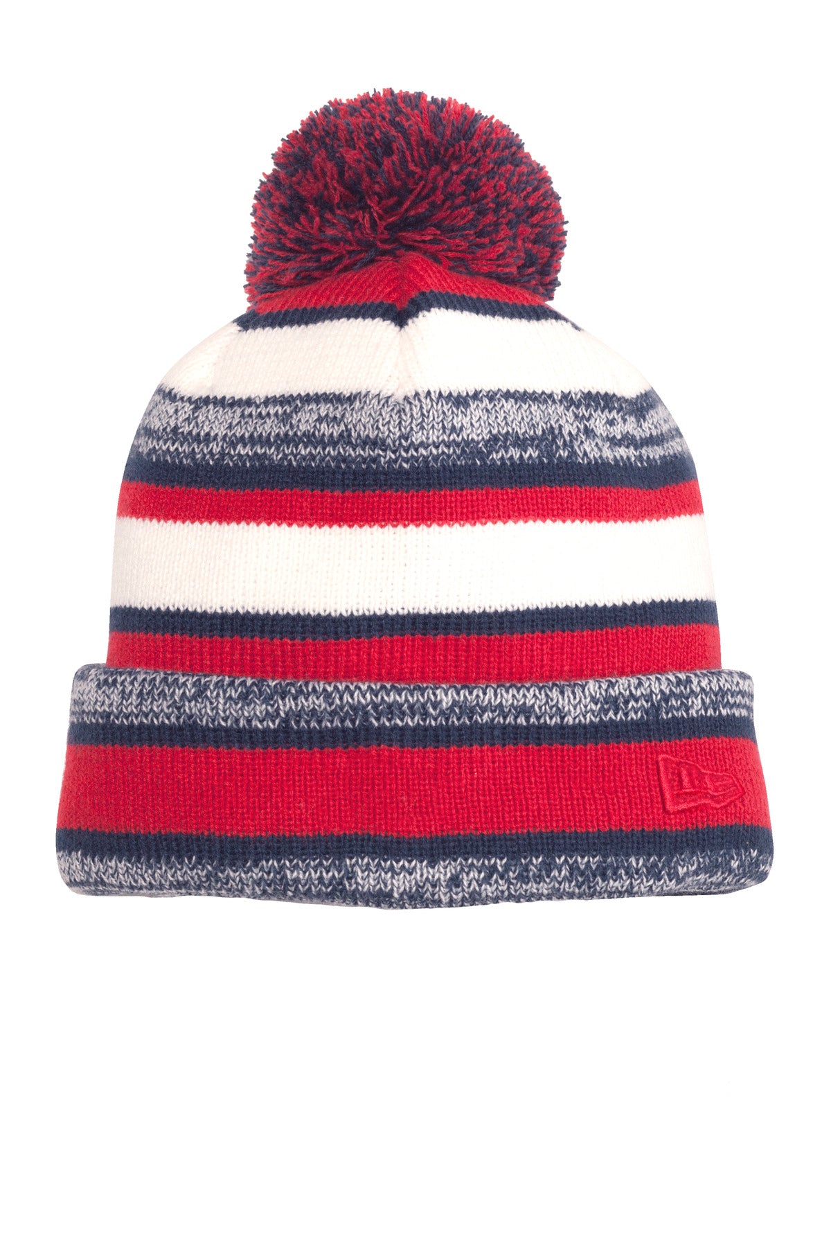 New Era® Sideline Beanie - Red/ Navy - OSFA