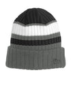 New Era® Ribbed Tailgate Beanie - Black/ Graphite - OSFA