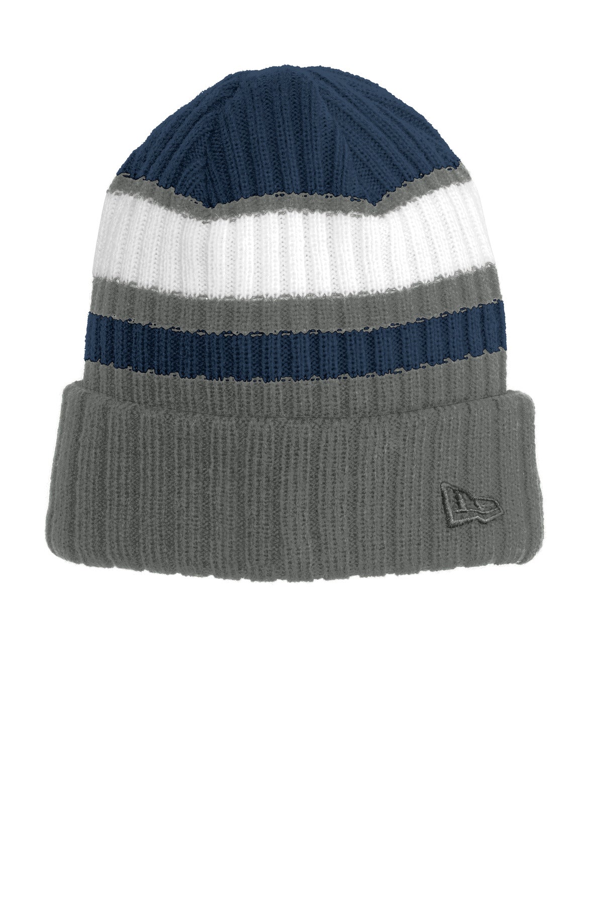 New Era® Ribbed Tailgate Beanie - Navy/ Graphite - OSFA
