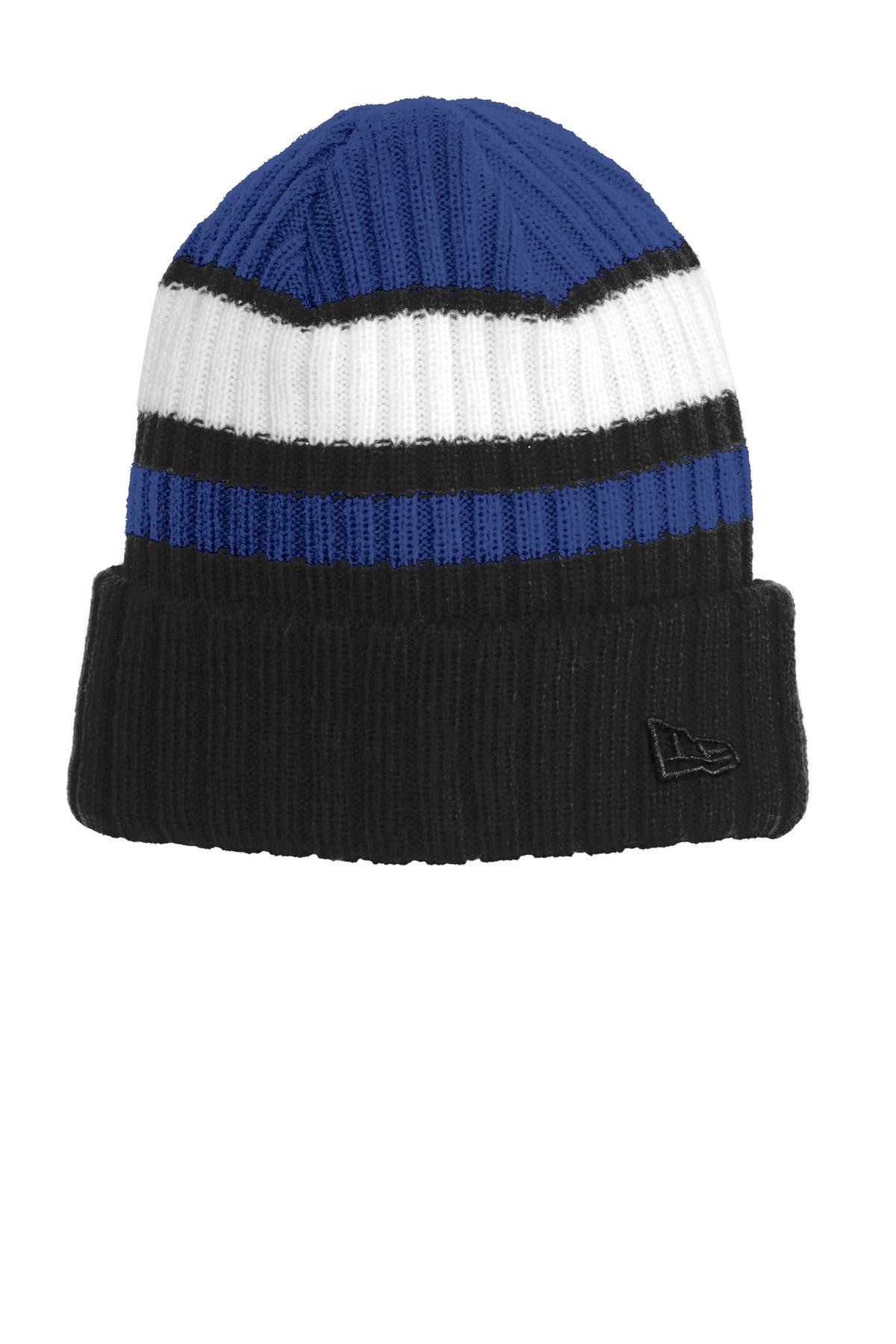 New Era® Ribbed Tailgate Beanie - Royal/ Black - OSFA