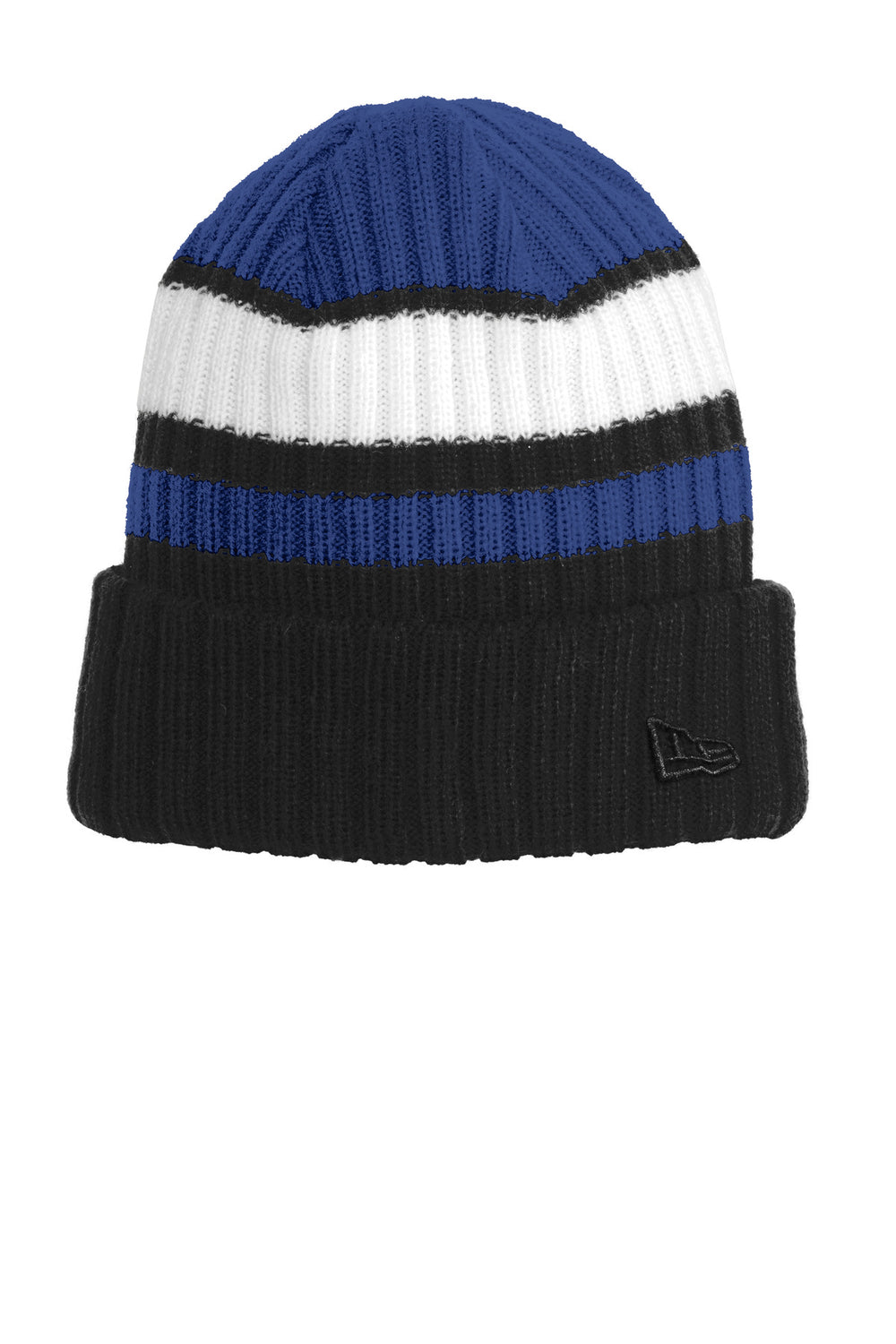 New Era® Ribbed Tailgate Beanie - Royal/ Black - OSFA
