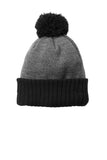 New Era ® Colorblock Cuffed Beanie - Black/ Heather Grey - OSFA