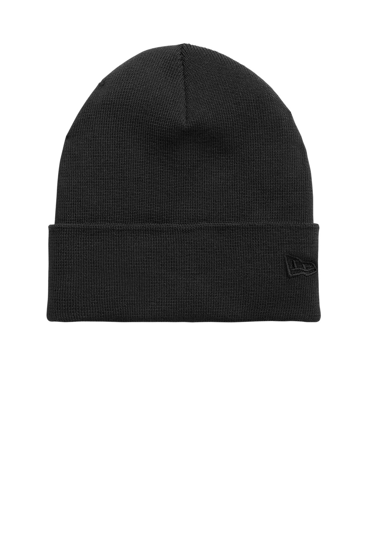 New Era® Recycled Cuff Beanie - Black - OSFA