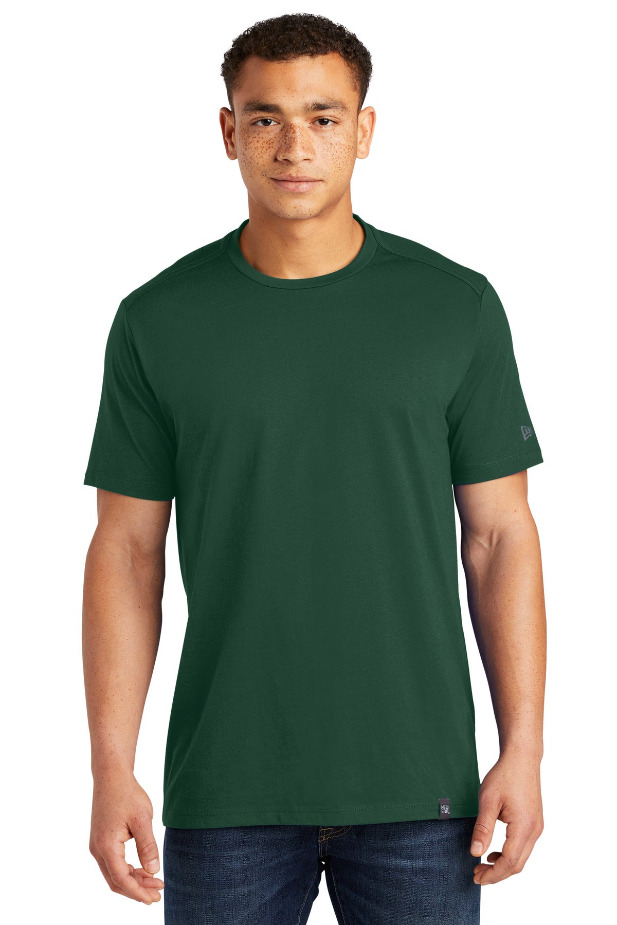 New Era ® Heritage Blend Crew Tee - Dark Green - XS