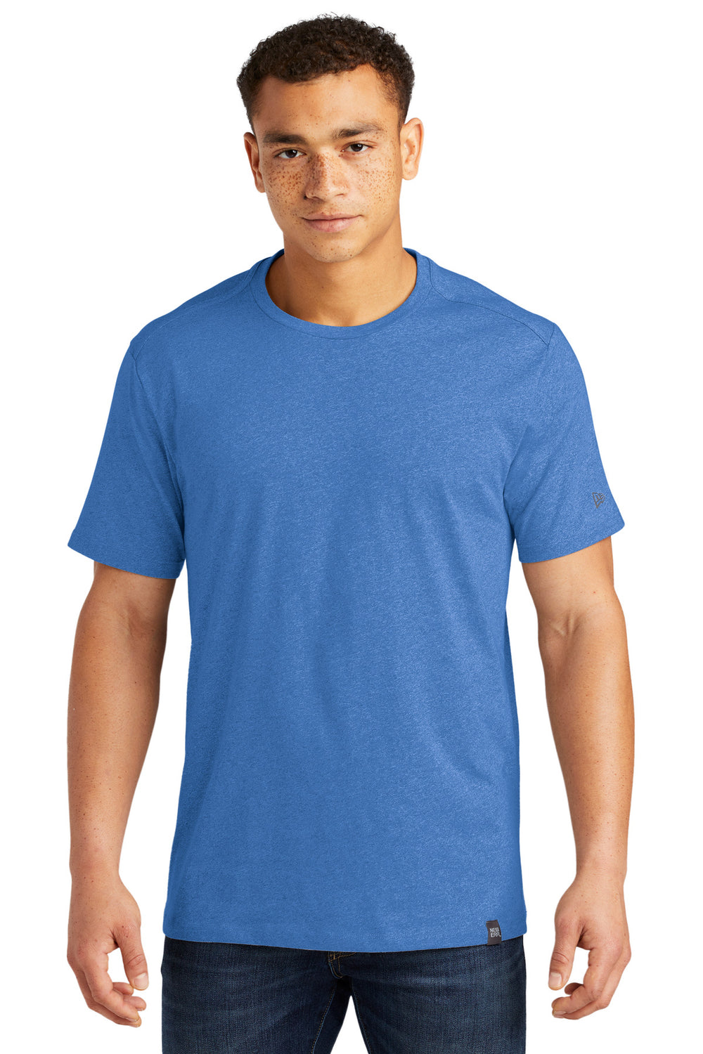 New Era ® Heritage Blend Crew Tee - Royal Heather - XS