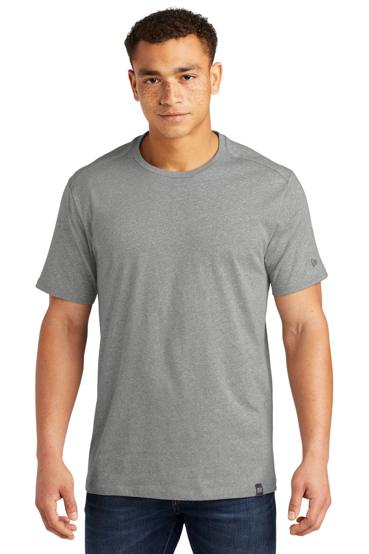 New Era ® Heritage Blend Crew Tee - Shadow Grey Heather - XS