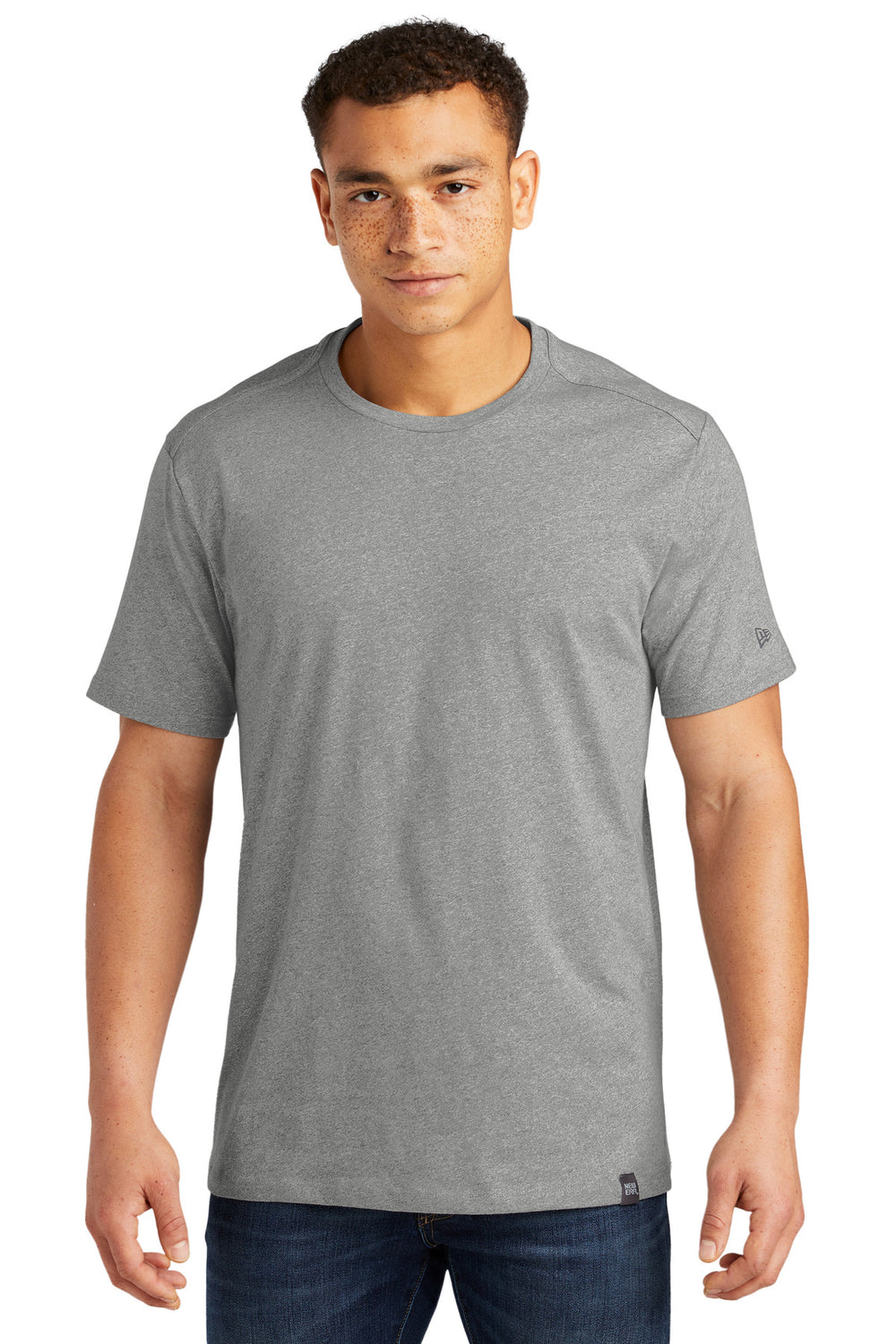 New Era ® Heritage Blend Crew Tee - Shadow Grey Heather - XS