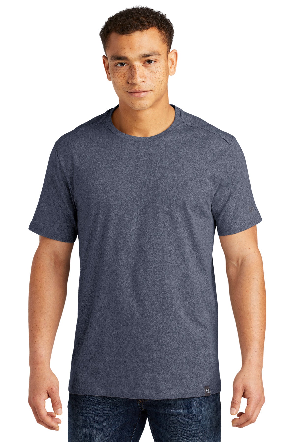 New Era ® Heritage Blend Crew Tee - True Navy Heather - XS
