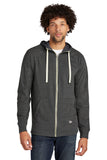 New Era ® Sueded Cotton Blend Full-Zip Hoodie - Black Heather - XS