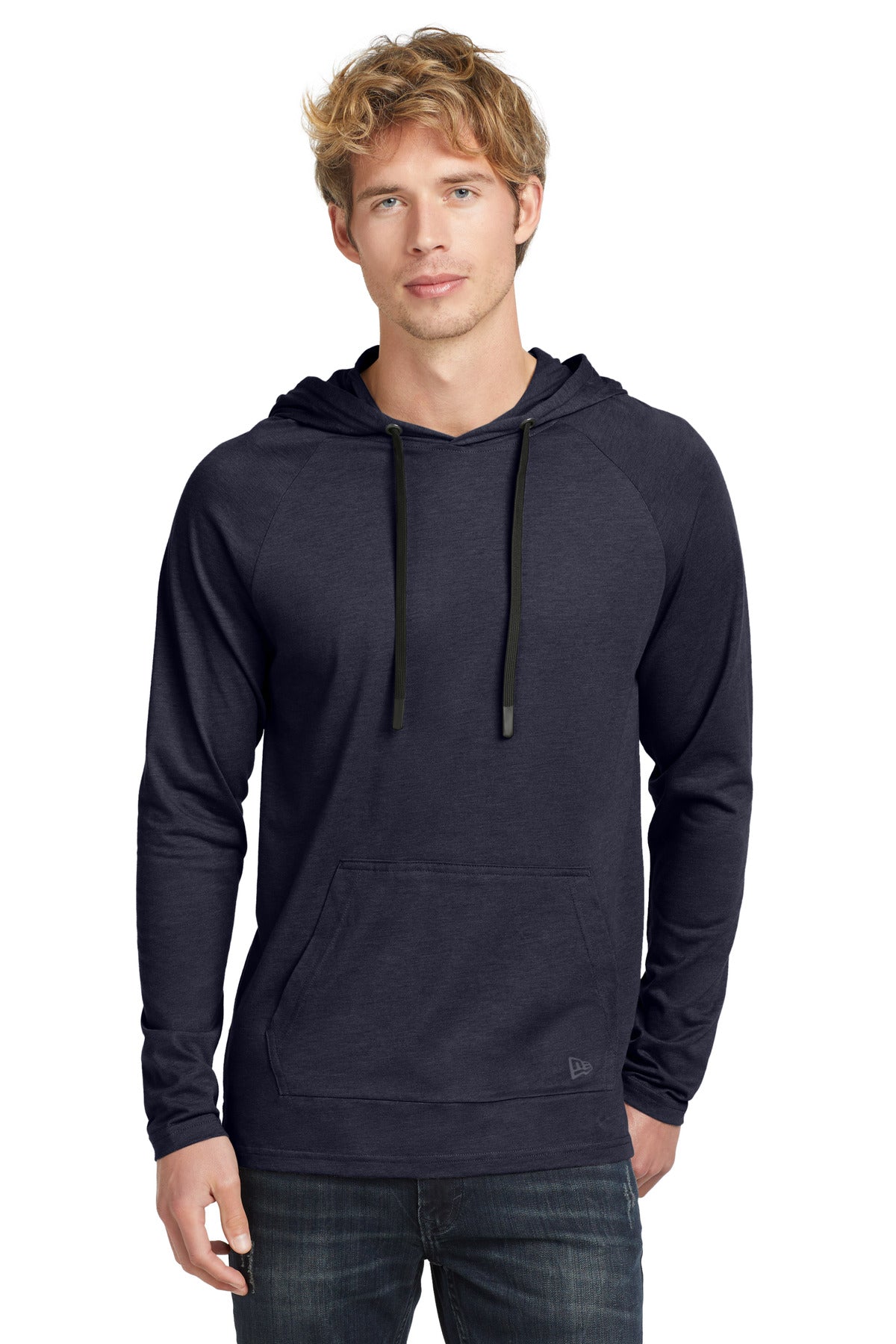 New Era® Tri-Blend Hoodie - True Navy - XS
