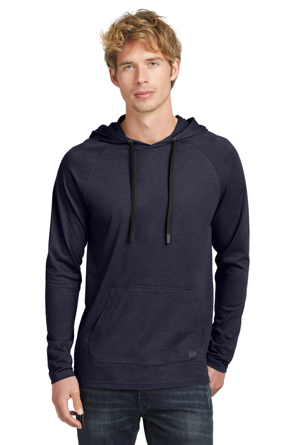 New Era® Tri-Blend Hoodie - True Navy - XS