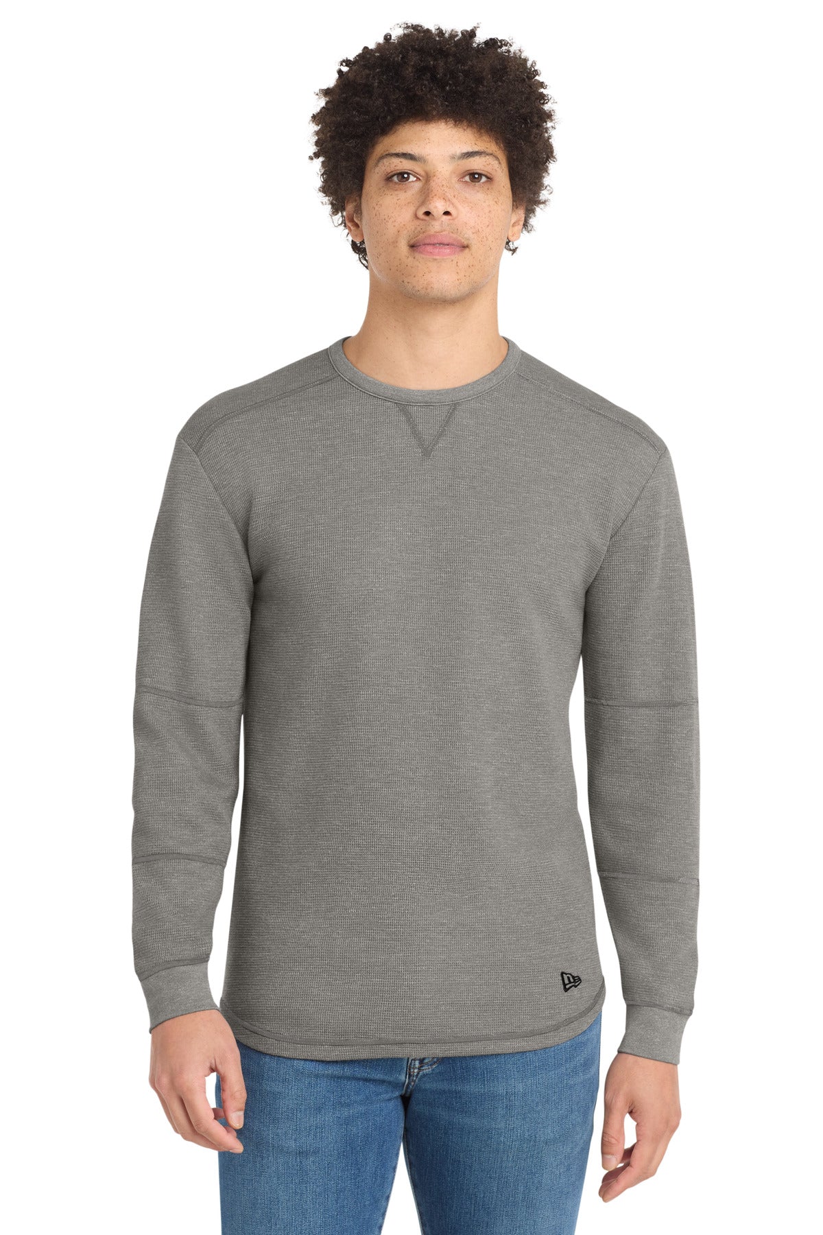 New Era® Thermal Long Sleeve - Shadow Grey Heather - XS