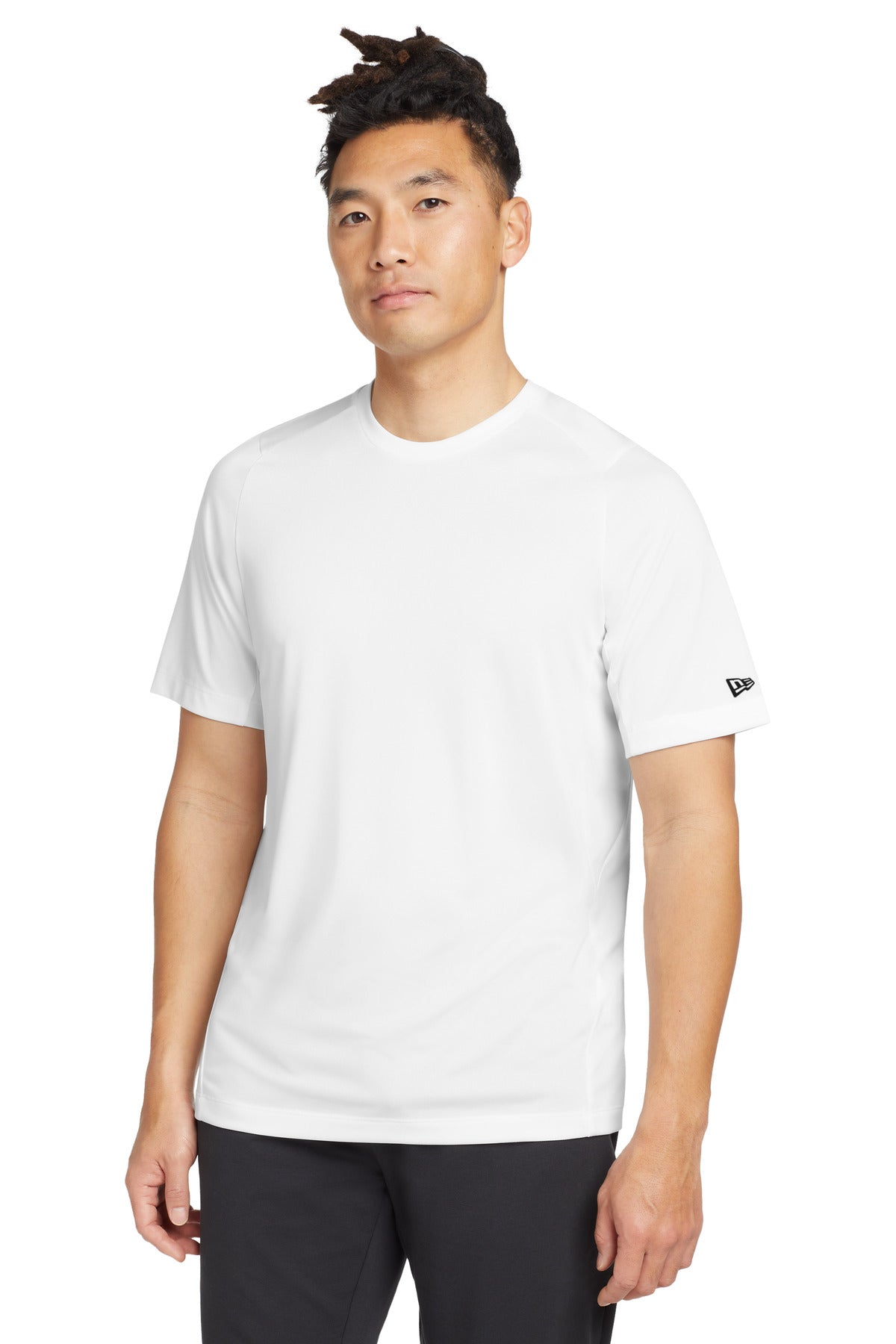New Era ® Series Performance Crew Tee - White Solid - XS