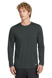 New Era ® Series Performance Long Sleeve Crew Tee - Graphite - XS