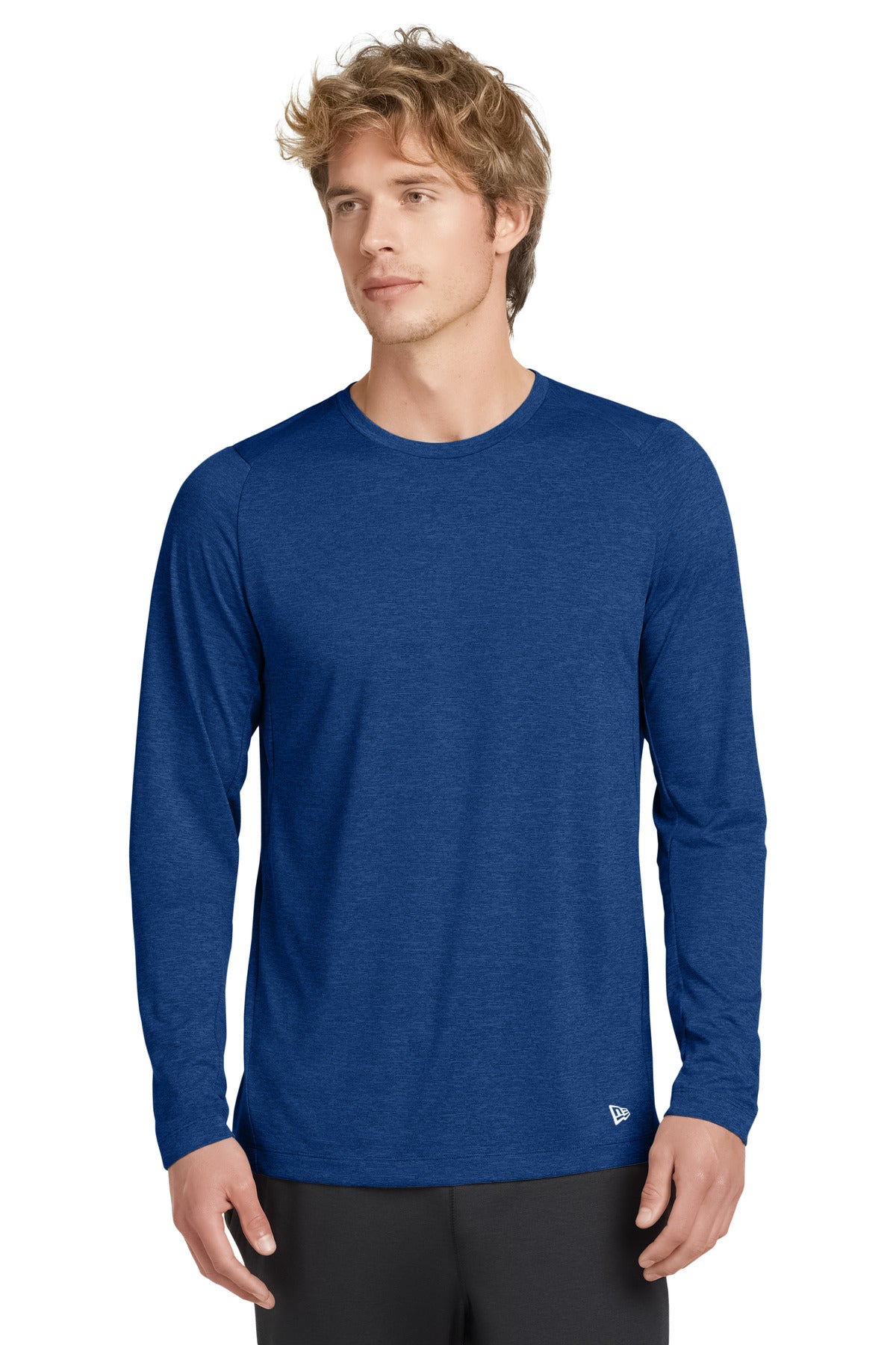 New Era ® Series Performance Long Sleeve Crew Tee - Royal - XS