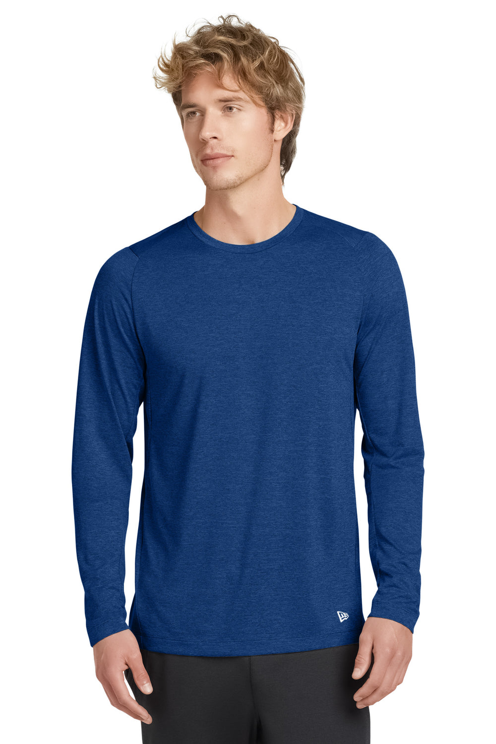 New Era ® Series Performance Long Sleeve Crew Tee - Royal - XS