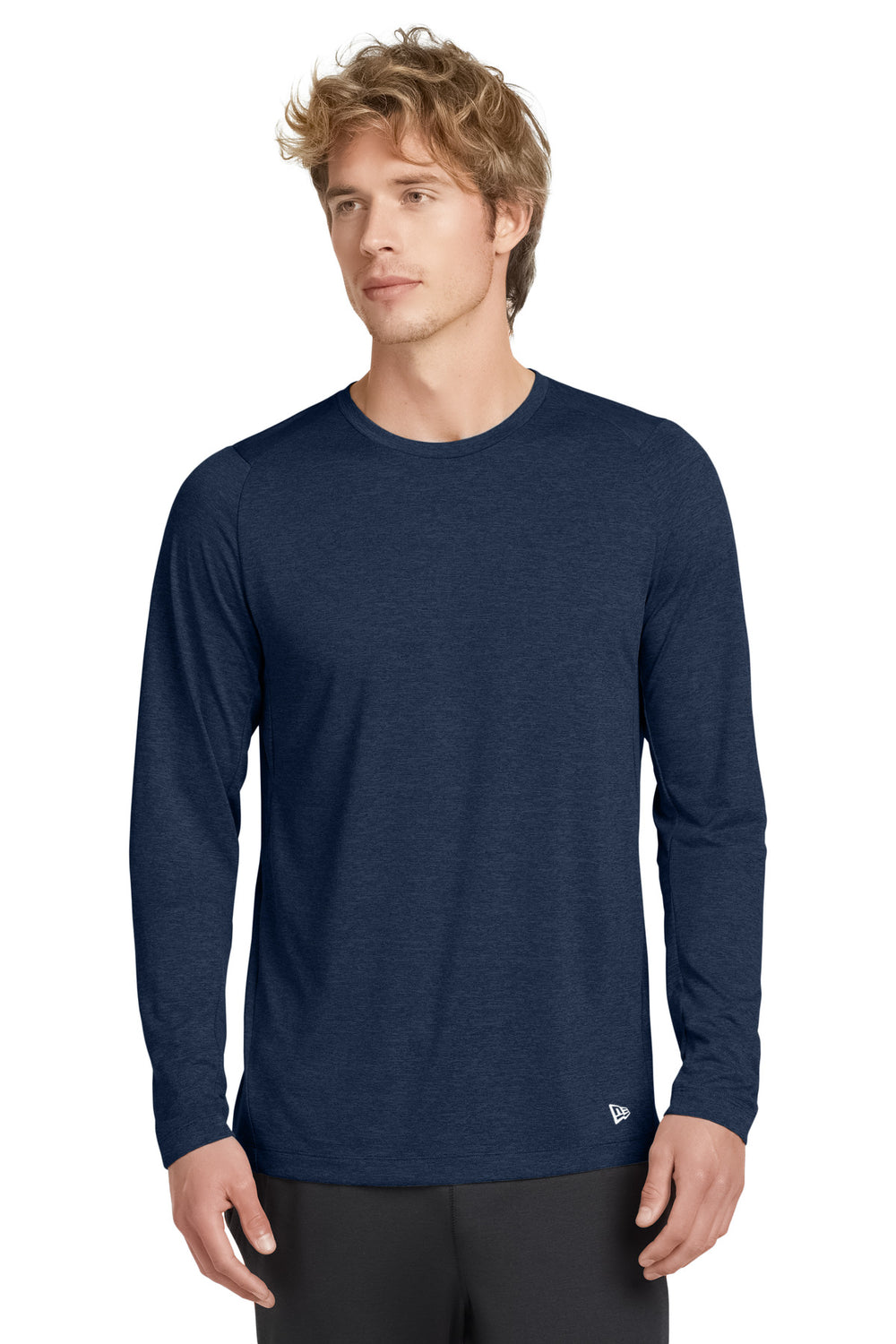 New Era ® Series Performance Long Sleeve Crew Tee - True Navy - XS