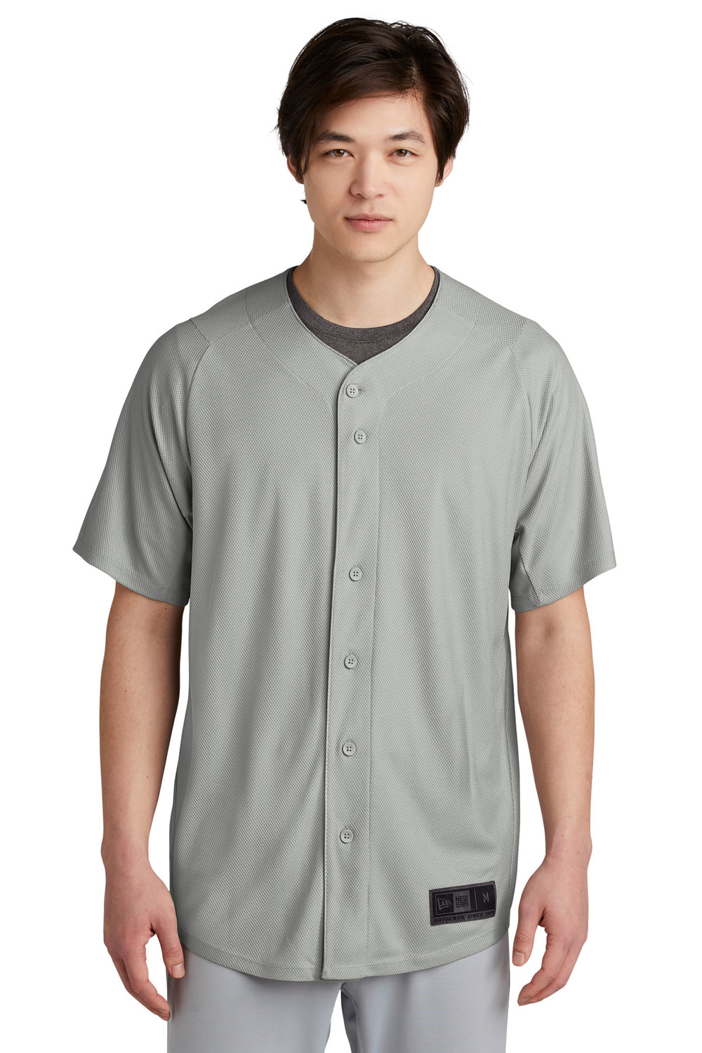 New Era ® Diamond Era Full-Button Jersey - Grey - XS