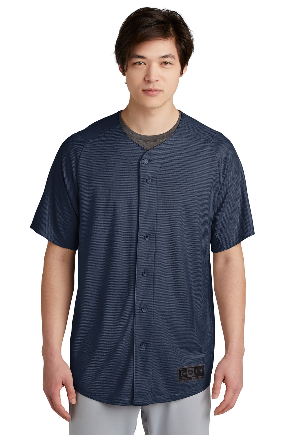 New Era ® Diamond Era Full-Button Jersey - True Navy - XS
