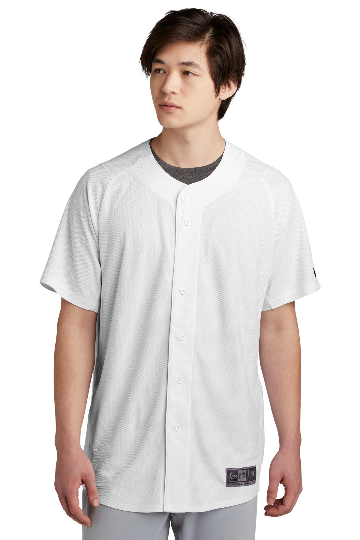 New Era ® Diamond Era Full-Button Jersey - White - XS