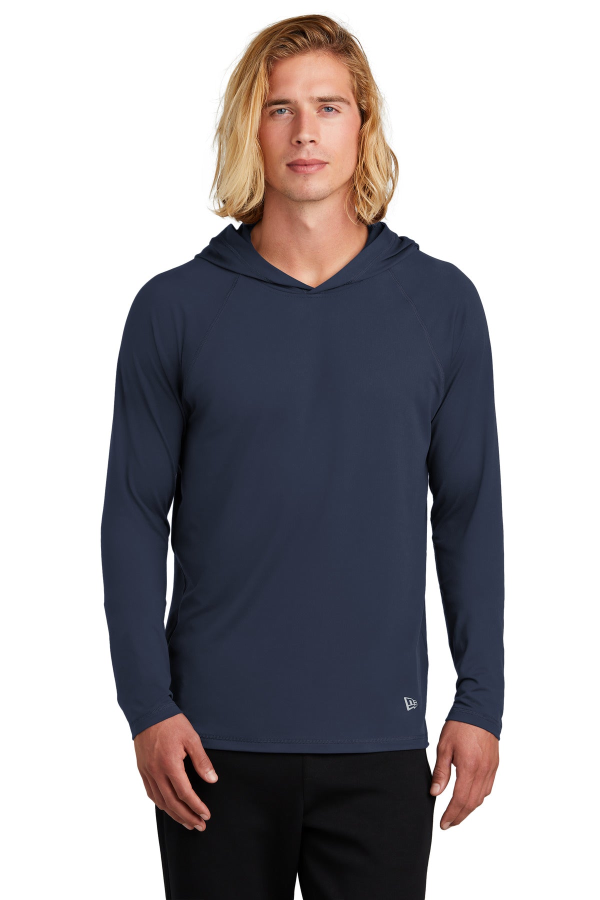 New Era® Power Long Sleeve Hoodie - True Navy - XS