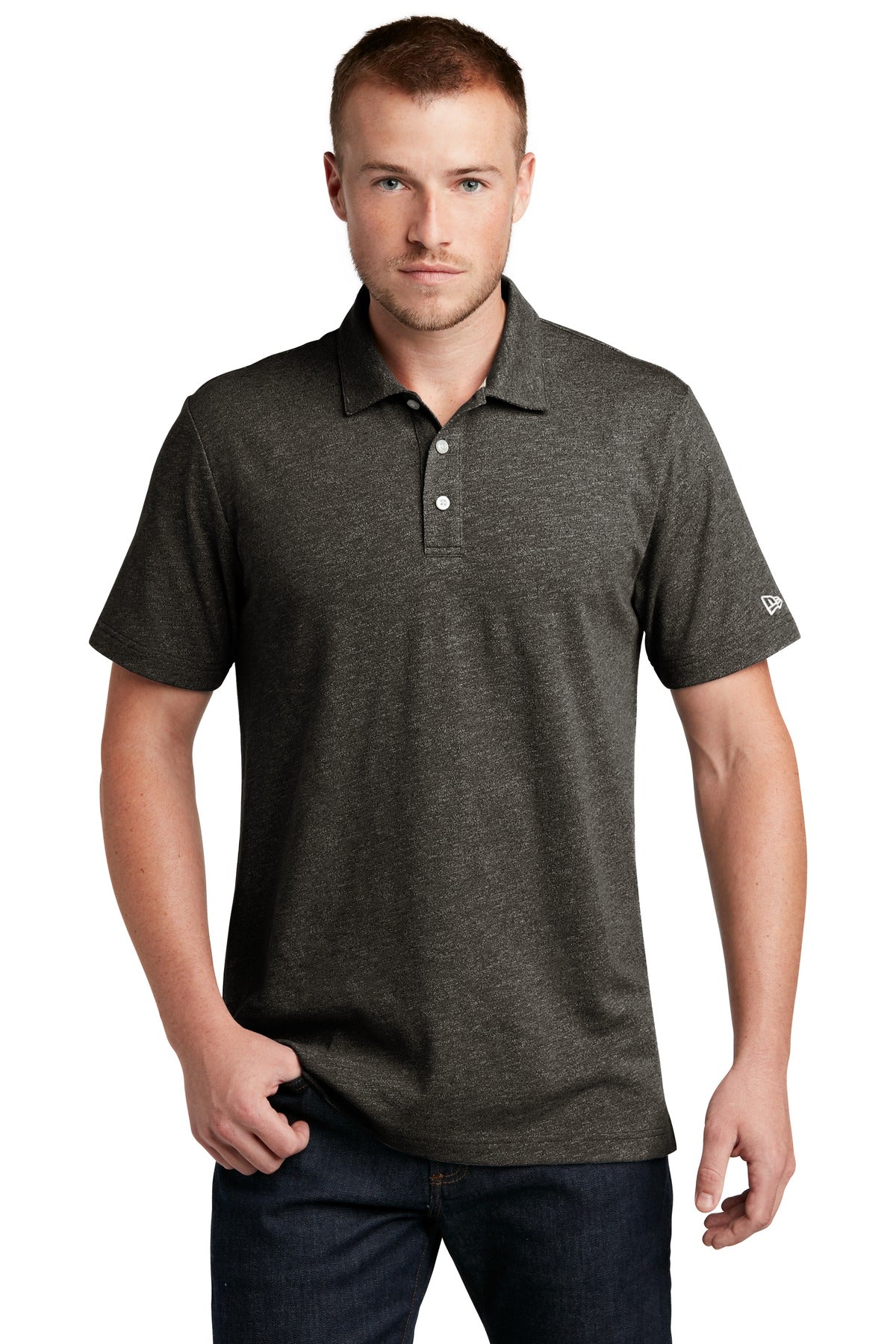 New Era ® Slub Twist Polo - Black Twist - XS