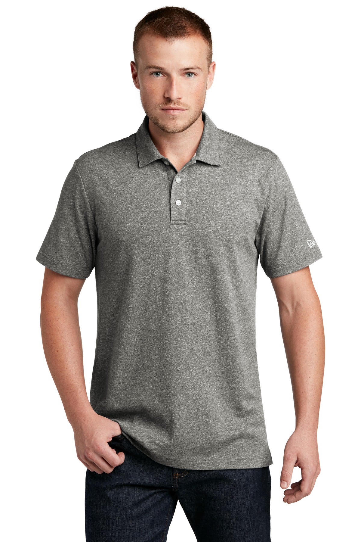 New Era ® Slub Twist Polo - Shadow Grey Twist - XS