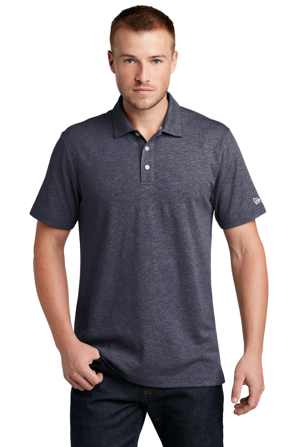 New Era ® Slub Twist Polo - True Navy Twist - XS