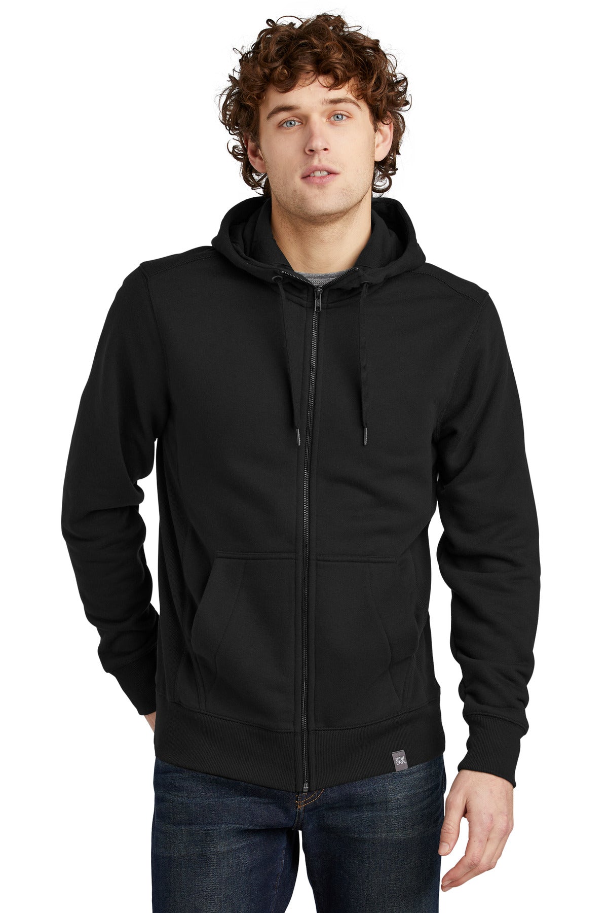 New Era ® French Terry Full-Zip Hoodie - Black - XS