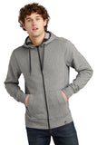 New Era ® French Terry Full-Zip Hoodie - Light Graphite Twist - XS