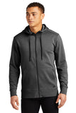New Era ® Tri-Blend Fleece Full-Zip Hoodie - Black Heather - XS