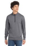 New Era ® Tri-Blend Fleece 1/4-Zip Pullover - Shadow Grey Heather - XS
