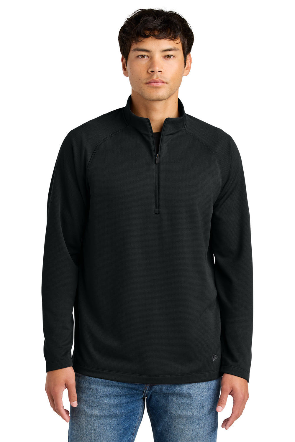 New Era® Stand Out 1/4-Zip - Black - XS