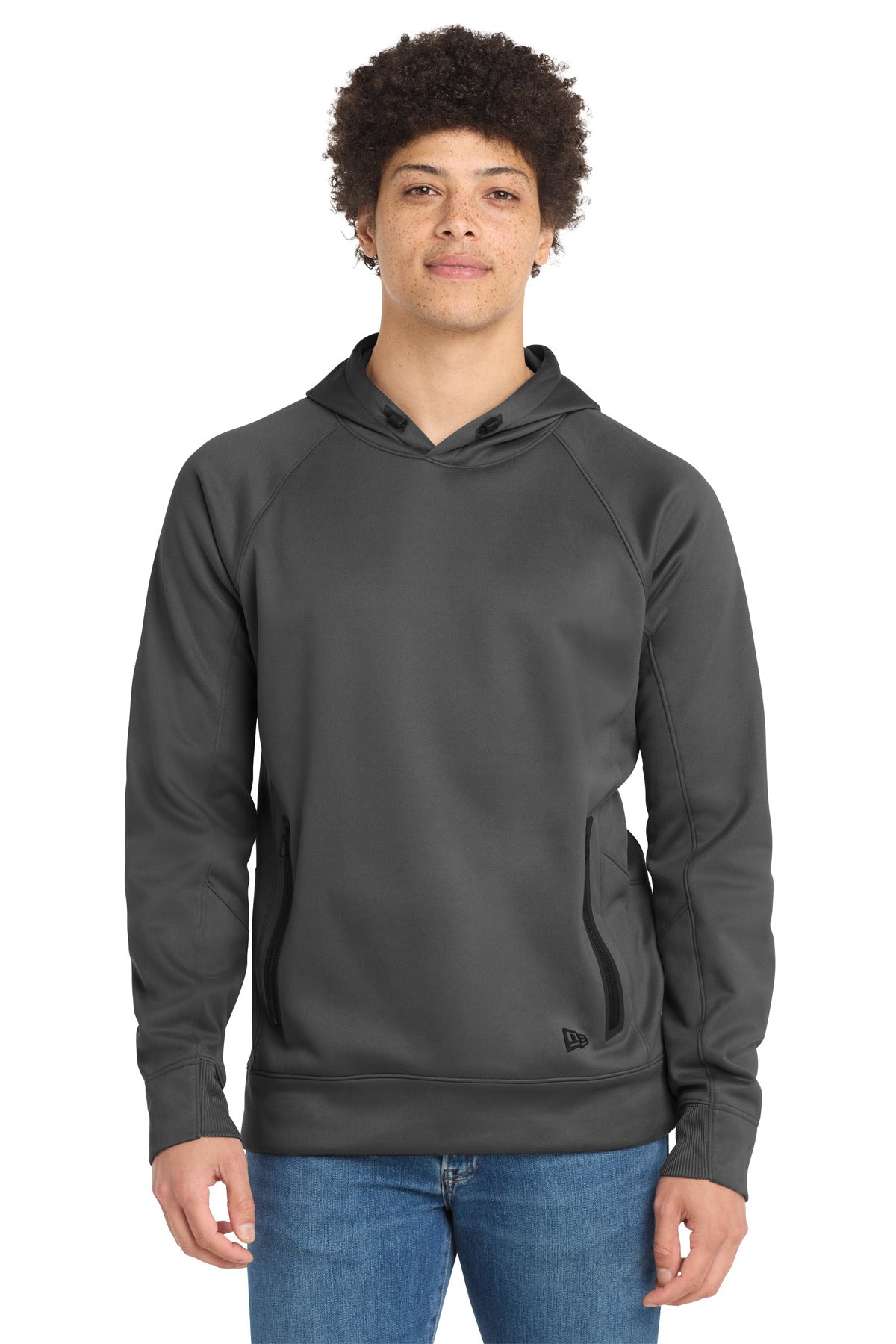 New Era ® Venue Fleece Pullover Hoodie - Graphite - XS