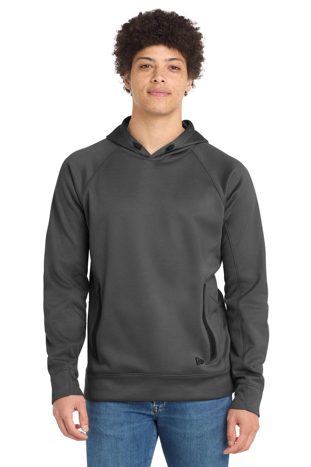 New Era ® Venue Fleece Pullover Hoodie - Graphite - XS