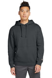New Era® Heritage Fleece Pullover Hoodie - Graphite - XS