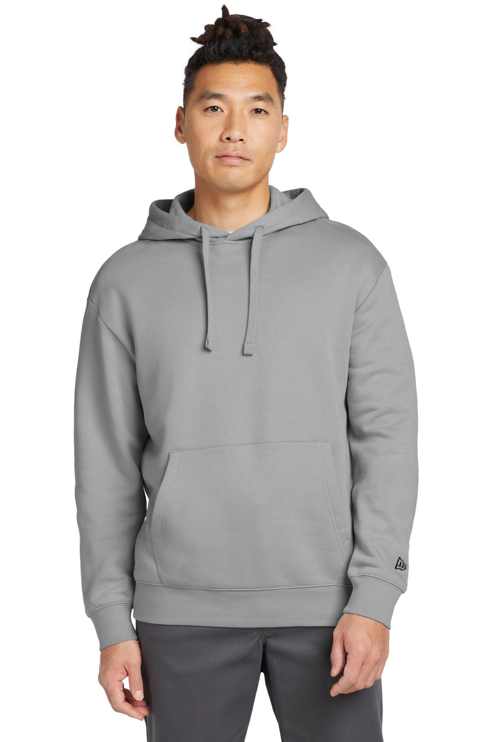 New Era® Heritage Fleece Pullover Hoodie - Rainstorm Grey - XS